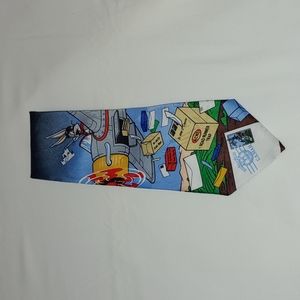 Men's Tie - Warner Bros Looney Tunes Stamp Collection USPS - Bugs Bunny